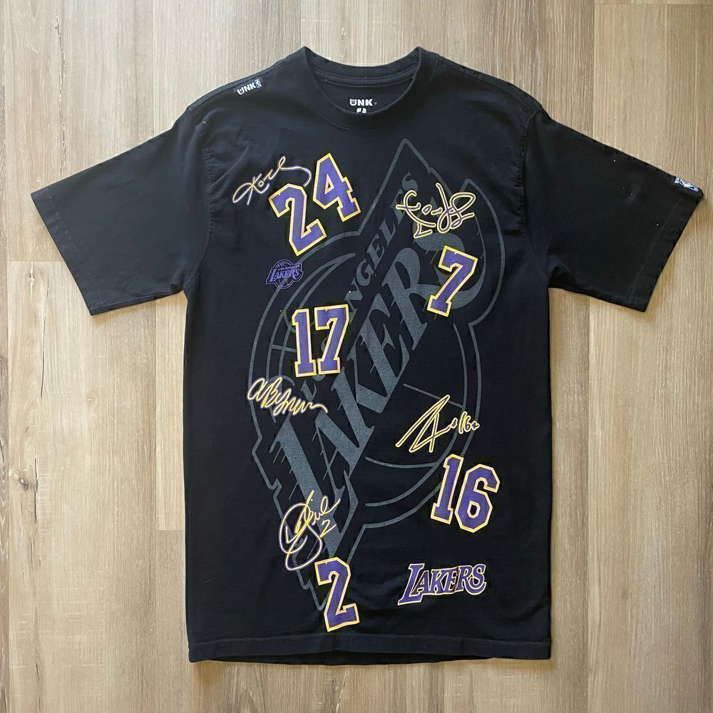 UNK NBA LA Lakers Signature T-Shirt Black Small